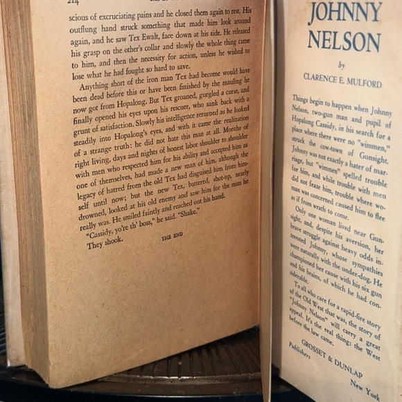 Bar-20 Days by Clarence E. Mulford  (Grosset & Dunlap) – Hopalong Cassidy Series - Picture 9 of 12